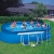 Intex Aufstellpool Oval Frame Pool Set, TÜV/GS, Blau, 549 x 305 x 107 cm - 