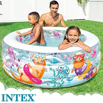 INTEX Kinder- Planschbecken und Aufblaspool „Little Otter“, Ø 152 x 56 cm (B x H) - 2