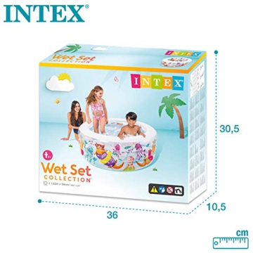 INTEX Kinder- Planschbecken und Aufblaspool „Little Otter“, Ø 152 x 56 cm (B x H) - 7