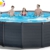 Intex Schwimmbad Ø 478 x 124 cm Gestellbecken Set Graphit - 2