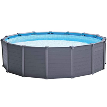 Intex Schwimmbad Ø 478 x 124 cm Gestellbecken Set Graphit - 4