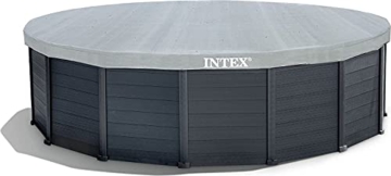 Intex Schwimmbad Ø 478 x 124 cm Gestellbecken Set Graphit - 8