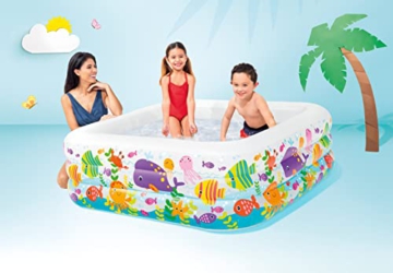 Intex See Aquarium Pool - Kinder Aufstellpool - Planschbecken - 159 x 159 x 50 cm - Für 3+ Jahre - 3