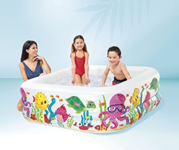 Intex See Aquarium Pool - Kinder Aufstellpool - Planschbecken - 159 x 159 x 50 cm - Für 3+ Jahre - 4