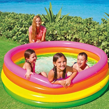 Intex Sunset Glow Pool - Kinder Aufstellpool - Planschbecken - Ø 168 x 46 cm - Für 3+ Jahre - 2