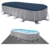 Intex Swimming Pool Hellgrau, 610 x 305 x 122 cm Frame Pool Set Prism Oval 26798 - 4