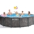 Intex Unisex – Erwachsene Premium Frame Pool Set Prism Greywood Ø 457 x 122 cm, Dunkelgraue Holzoptik - 3