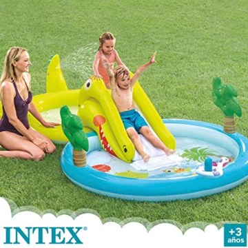 Intex – Zentrum von Spiele Wasserpark mit Rutsche – 180 Pool und 132 Liter (57164) - 2