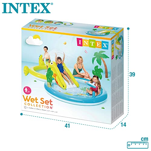 Intex – Zentrum von Spiele Wasserpark mit Rutsche – 180 Pool und 132 Liter (57164) - 7