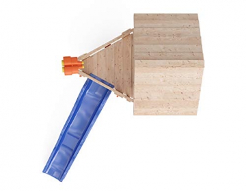 ISIDOR Little Joe Spielturm Baumhaus Schaukel Kletterturm Rutsche 1,2 m