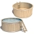 ISIDOR Pool Holzpool Schwimmbecken Swimmingpool Rundpool 240x107cm -