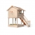 ISIDOR Spielturm FRIDOLINO Schaukelanbau mit XXL Rutsche in orange, Sandkasten, Balkon und Sicherheitstreppe auf 1,50 Meter Podesthöhe - 2