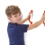 ISIDOR Spielturm Giraffico Aufstiegsauswahl (Leiter, Rampe, Treppe) und Schaukelanbau, Rutsche, Reckstange, hissbarer Fahne und Kletterwand auf 1,50 Meter Podesthöhe (Sicherheitstreppe, Orange) - 7