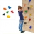 ISIDOR Spielturm Giraffico Aufstiegsauswahl (Leiter, Rampe, Treppe) und Schaukelanbau, Rutsche, Reckstange, hissbarer Fahne und Kletterwand auf 1,50 Meter Podesthöhe (Sprossenleiter, Orange) - 3