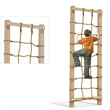 ISIDOR XL-Baumhaus COLINO Spielturm mit erweitertem Schaukelanbau und Sicherhheitstreppe, XXL- Rutsche, Sandkasten und Balkon auf 1,50 Meter Podesthöhe - 4
