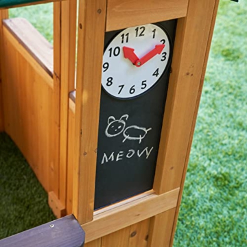 KidKraft Garden View Outdoor Spielhaus aus Holz (FSC) mit Markise, Gartenspielzeug für Kinder, 00405 - 2