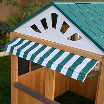 KidKraft Garden View Outdoor Spielhaus aus Holz (FSC) mit Markise, Gartenspielzeug für Kinder, 00405 - 4