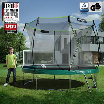 Kinetic Sports Gartentrampolin TBSE1000, 305 cm, grün - 2