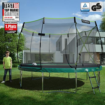 Kinetic Sports Gartentrampolin TBSE1200, 366 cm, grün - 2