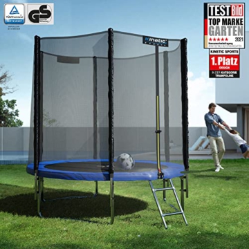 Kinetic Sports Gartentrampolin TPLH06 (Ø 183 cm, blau) - 2