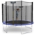 KINETIC SPORTS Trampolin Outdoor Ø 305 cm Blau | TÜV Rheinland GS-geprüft | Sicherheitsnetz, Randabdeckung | UV-beständig | Kindertrampolin Gartentrampolin Set - 1