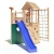 Kon Tiki Neo Spielturm Kletterturm Baumhaus Rutsche Schaukeln (ohne Schaukelanbau) - 
