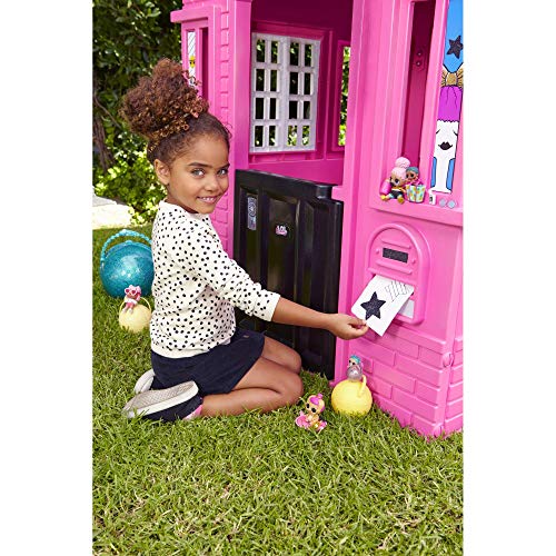 little tikes 650420M Kinder Spielhaus mit Glitzer im L.O.L. Surprise! Design - mit Fenstern und Türen, ideal für drinnen und draußen, extra robust und wetterfest, pink - 4