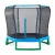Plum Kinder Trampolin, mit Schutzumrandung, 2,1 m Durchmesser, Blau / Grün - 