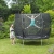 Plum Trampolin für Kinder mit 3G-Sicherheitsnetz, Herren, schwarz, 244 cm - 