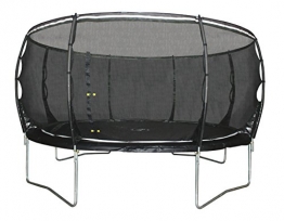 Plum Trampolin für Kinder mit 3G-Sicherheitsnetz, Herren, schwarz, 244 cm -