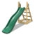 REBO freistehender Rutschturm mit 175 cm Wellenrutsche aus Holz Spielturm | Outdoor Spielzeug | Rutsche Outdoor | Kinderrutsche Garten | Stabile Konstruktion | Lange Lebensdauer - 1