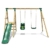 REBO Gartenschaukel-Set aus Holz mit Rutsche Schaukel Spielturm | Kinder Schaukel Outdoor | Babyschaukel und Kinderschaukel | Stabile Konstruktion | Lange Lebensdauer - 2