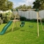 REBO Gartenschaukel-Set aus Holz mit Rutsche Schaukel Spielturm | Kinder Schaukel Outdoor | Babyschaukel und Kinderschaukel | Stabile Konstruktion | Lange Lebensdauer - 8