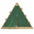 Rebo Outdoor Klettergerüst Pyramide mit Kletterwand aus Holz, Kinder Klettergerüst für den Garten inkl. Höhlenplane und Fenster, Kinderspielplatz 63 x 112 x 89 cm - 4