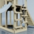 Rebo Spielturm aus Holz mit Wellenrutsche | Outdoor Klettergerüst mit Plattform und Kleterseil - 7