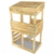 REBO Spielturm mit 175 cm Rutsche aus Holz Klettergerüst Baumhaus Pultdach - 5