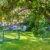Relaxdays Fußballtor Garten, 2er Set, Kinder & Erwachsene, HBT 110 x 150 x 75 cm, Metall, stabile Tore für Fußball, blau, 50% Eisen - 5