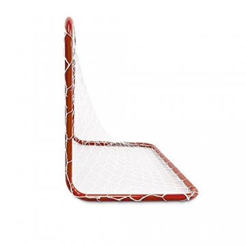 Relaxdays Kinder Fußballtor für 2er Set Rot mit Stecksystem, Rot, 10018634 - 
