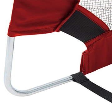 Relaxdays Pop-Up Tor 2er Set, Fußballtore, Tragetasche, 6 Heringe, selbstentfaltend, HxBxT: 87 x 120 x 90 cm, rot - 5