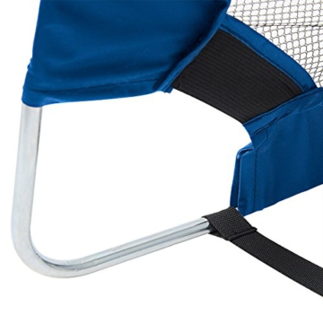 Relaxdays Pop-Up Tor 2er Set, Fußballtore, Tragetasche, 6 Heringe, selbstentfaltend, HxBxT: 87 x 120 x 90 cm, blau - 5