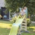 Smoby 2 in 1 Rutsche – Gleitet von 1,70 und 3,60 m – Spiel im Freien für Kinder – ab 2 Jahren – 820200 2-in-1 Wellenrutsche Super Megagliss, grün - 4