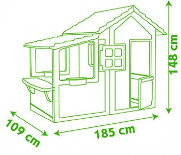 Smoby 310300 - Neo Floralie Spielhaus - 5