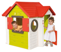 Smoby 810402 Mein Haus, Spielhaus, Kinderspielhaus für Kinder ab 2 Jahren, 120 x 115 x 135 cm - 1