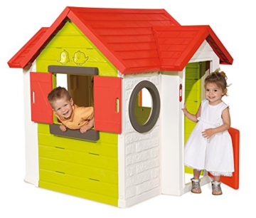 Smoby 810402 Mein Haus, Spielhaus, Kinderspielhaus für Kinder ab 2 Jahren, 120 x 115 x 135 cm - 1