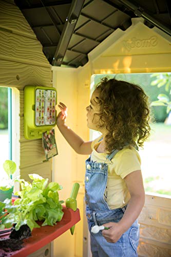 Smoby 810405 - Gartenhaus - Spielhaus für drinnen und draußen, mit kleiner Eingangstür und Fenstern, viel Zubehör zum Gärtnern, für Jungen und Mädchen ab 2 Jahren - 9