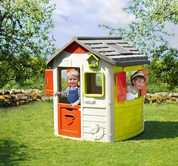 Smoby 810500 Neo Jura Lodge. Kinderspielhaus für Indoor und Outdoor