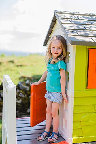 Smoby 810800 – Stelzenhaus - Spielhaus mit Rutsche, XL Spiel-Villa auf Stelzen, mit Fenstern, Tür, Veranda, Leiter, für Jungen und Mädchen ab 2 Jahren - 14