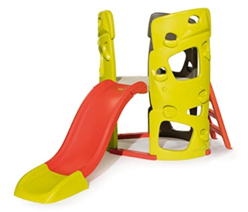 Smoby – Abenteuer-Kletterturm mit Rutsche – Spielturm für Kinder, mit Kletterwänden und Wasserrutsche, für Indoor und Outdoor, für Kinder ab 2 Jahren - 1