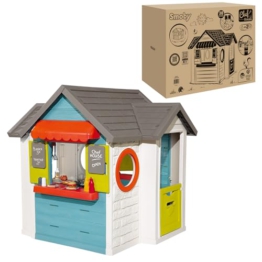 Smoby – Chef Haus - Multifunktionshaus für Kinder für drinnen und draußen, Restaurant, Spielhaus und Kaufmannsladen für Jungen und Mädchen ab 2 Jahren - 1