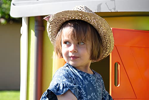 Smoby – Neo Jura Lodge - Spielhaus für Kinder für drinnen und draußen, mit Fenstern, Türen, Vogelhaus, erweiterbar durch Zubehör, für Jungen und Mädchen ab 2 Jahren - 8